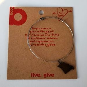 Boutique Swap Bops Stackable Bangle Bracelet Missouri Charms Sold Separately